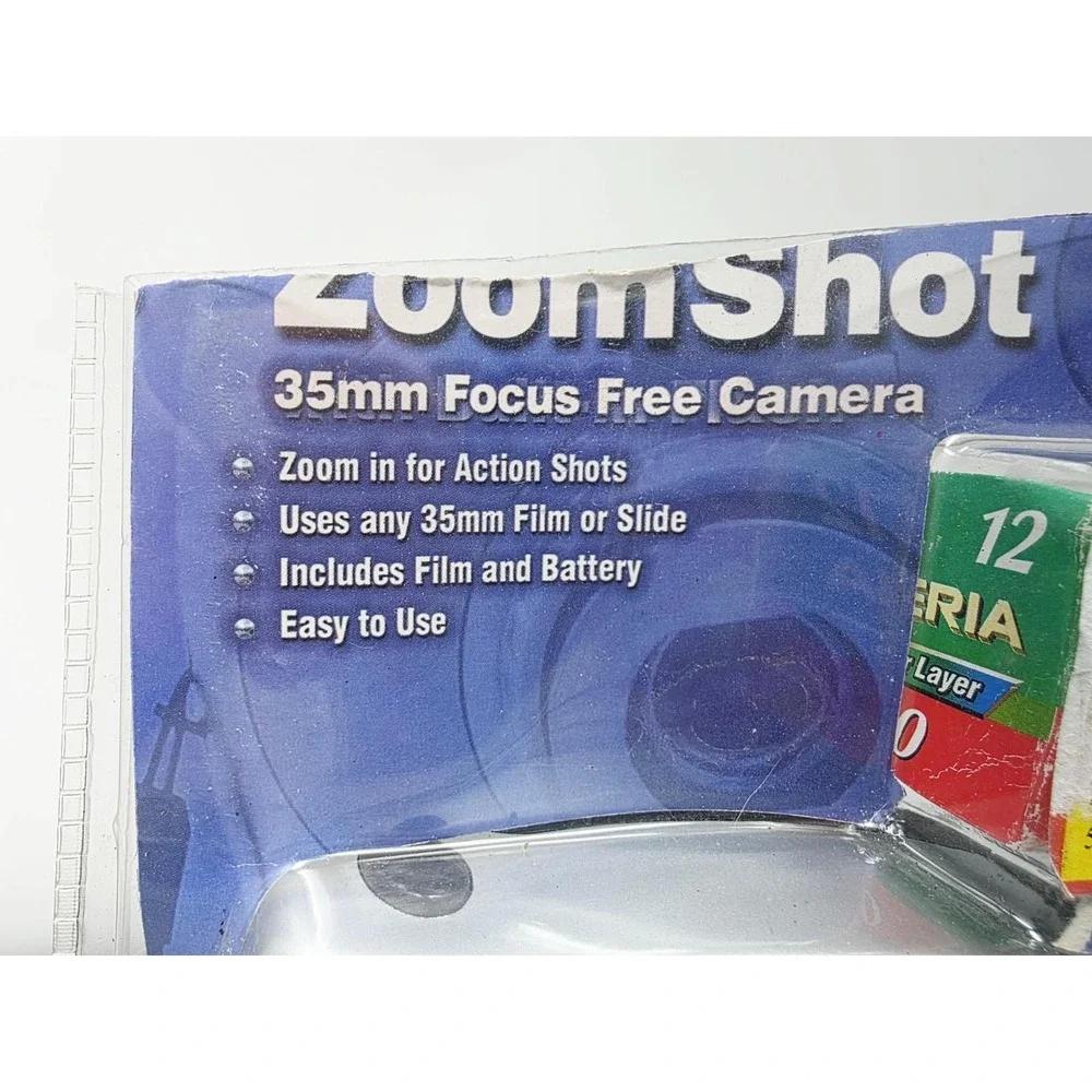 Camera‎ Zoom Shot Sports Gear to Go 35 mm Zoom Shot Focus Free Camera + Film